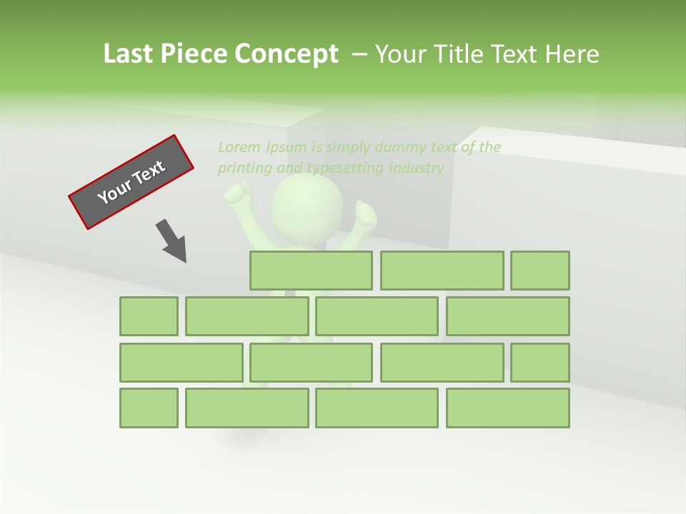 End Metaphor Attainment PowerPoint Template