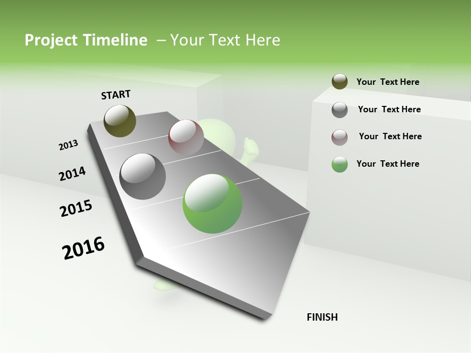 End Metaphor Attainment PowerPoint Template