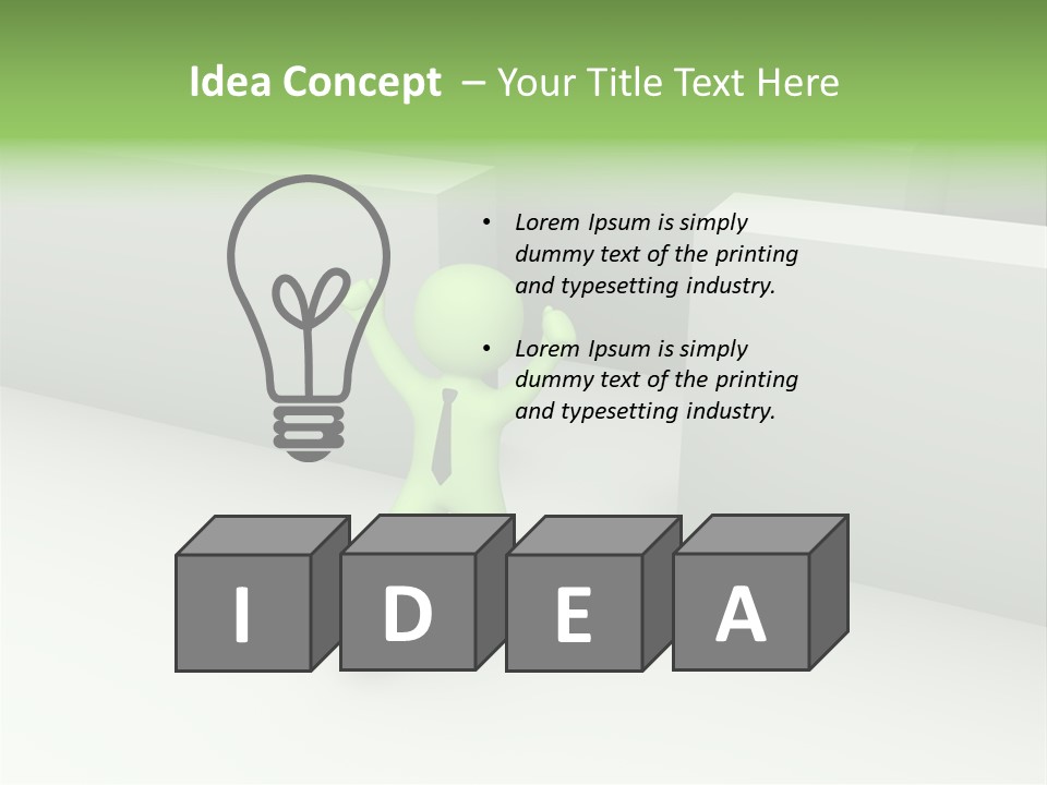 End Metaphor Attainment PowerPoint Template