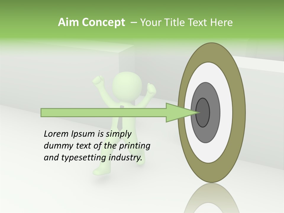 End Metaphor Attainment PowerPoint Template