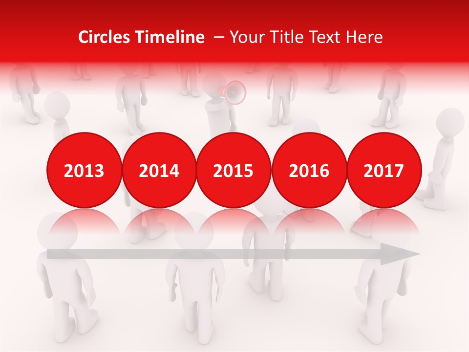 Speaking Bullhorn Illustration PowerPoint Template