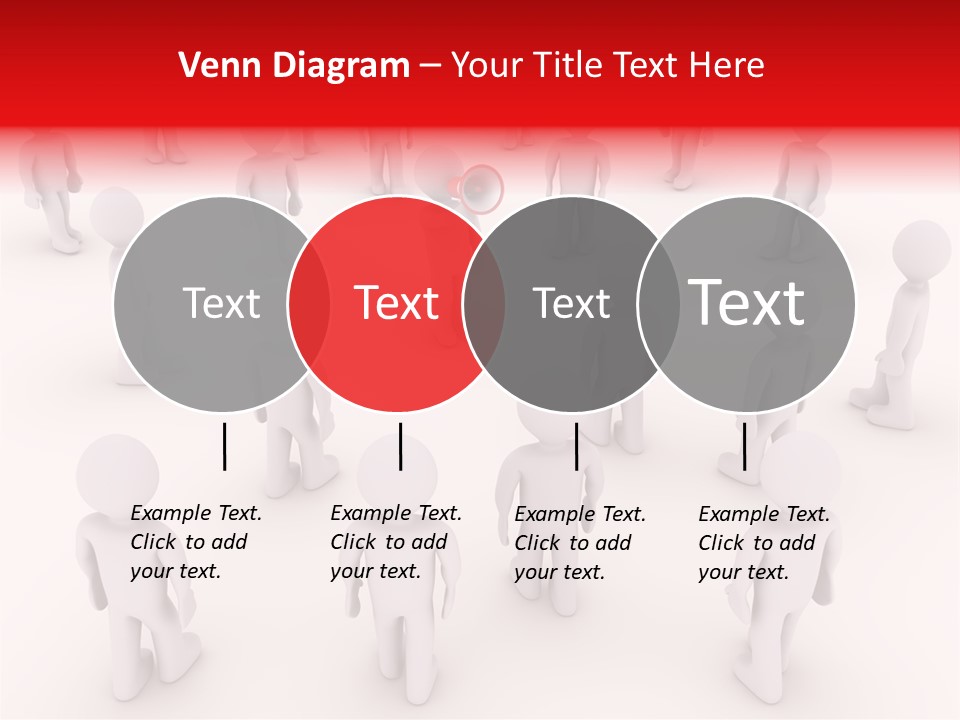 Speaking Bullhorn Illustration PowerPoint Template