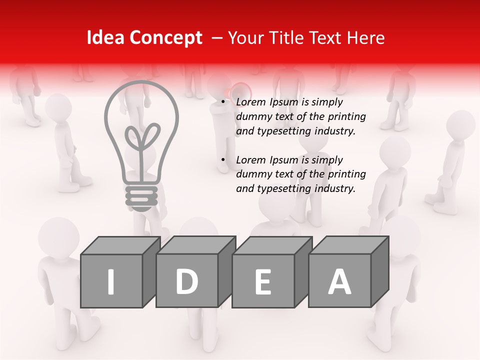 Speaking Bullhorn Illustration PowerPoint Template