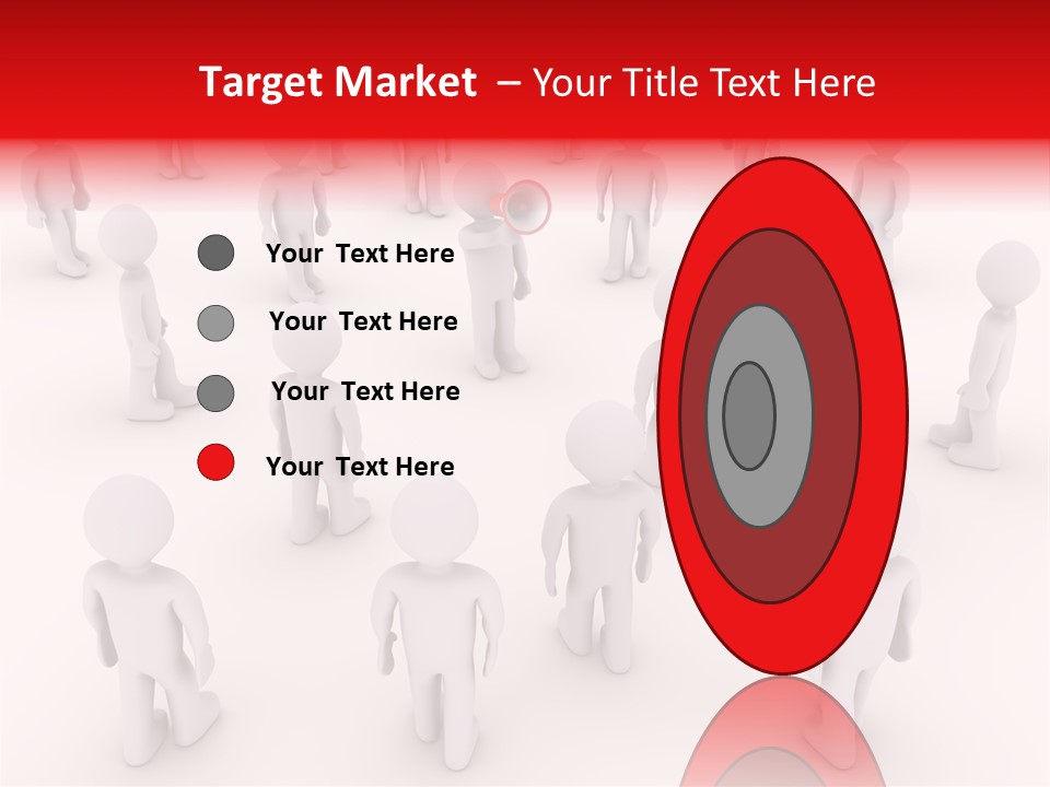 Speaking Bullhorn Illustration PowerPoint Template