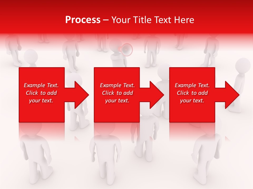 Speaking Bullhorn Illustration PowerPoint Template