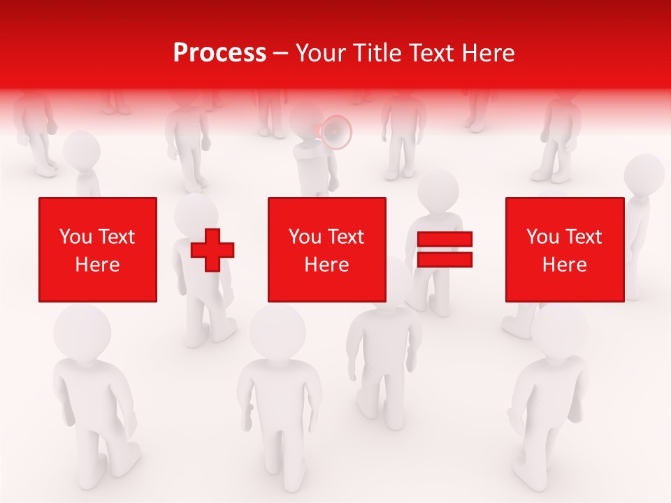 Speaking Bullhorn Illustration PowerPoint Template