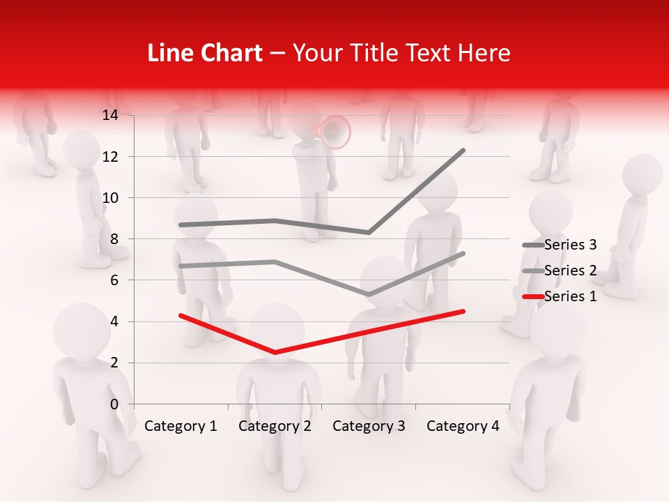 Speaking Bullhorn Illustration PowerPoint Template