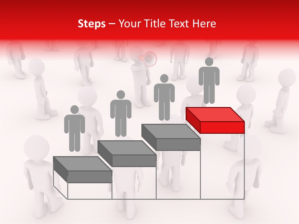 Speaking Bullhorn Illustration PowerPoint Template