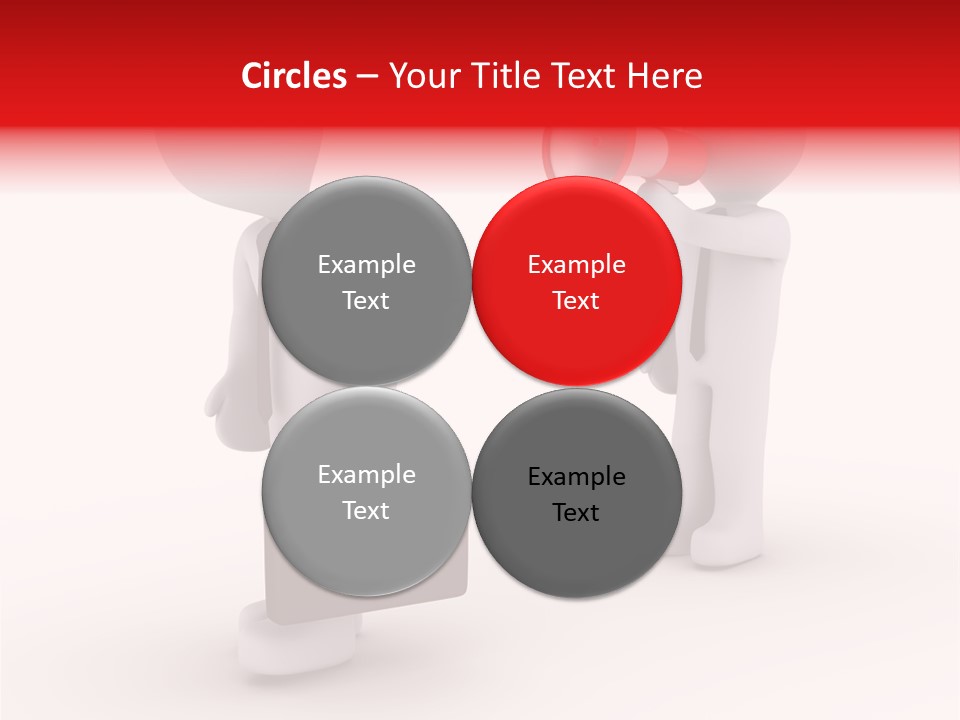 White Dismiss Tie PowerPoint Template