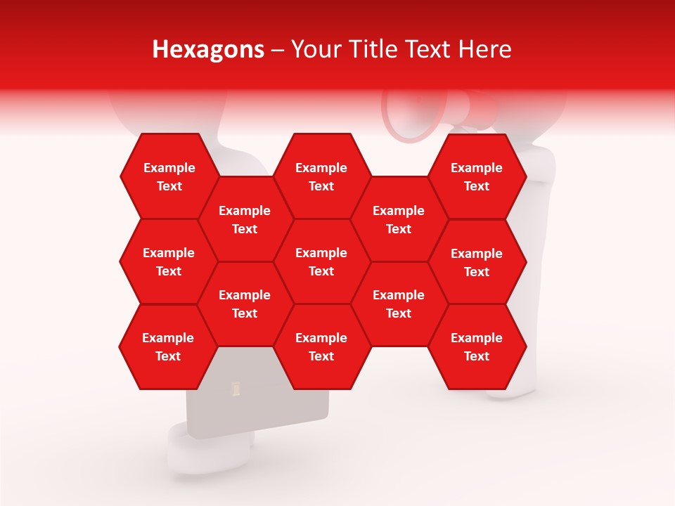 White Dismiss Tie PowerPoint Template