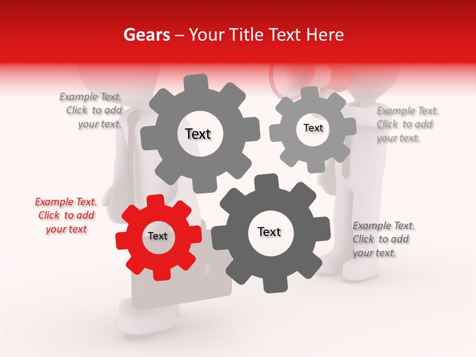 White Dismiss Tie PowerPoint Template