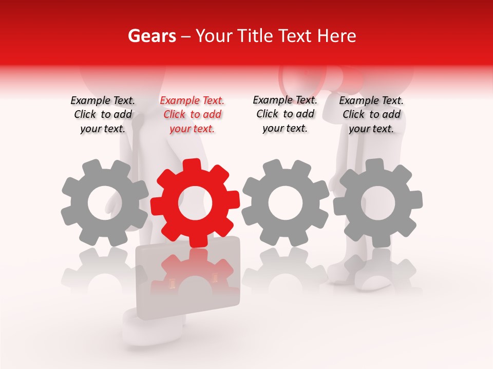 White Dismiss Tie PowerPoint Template