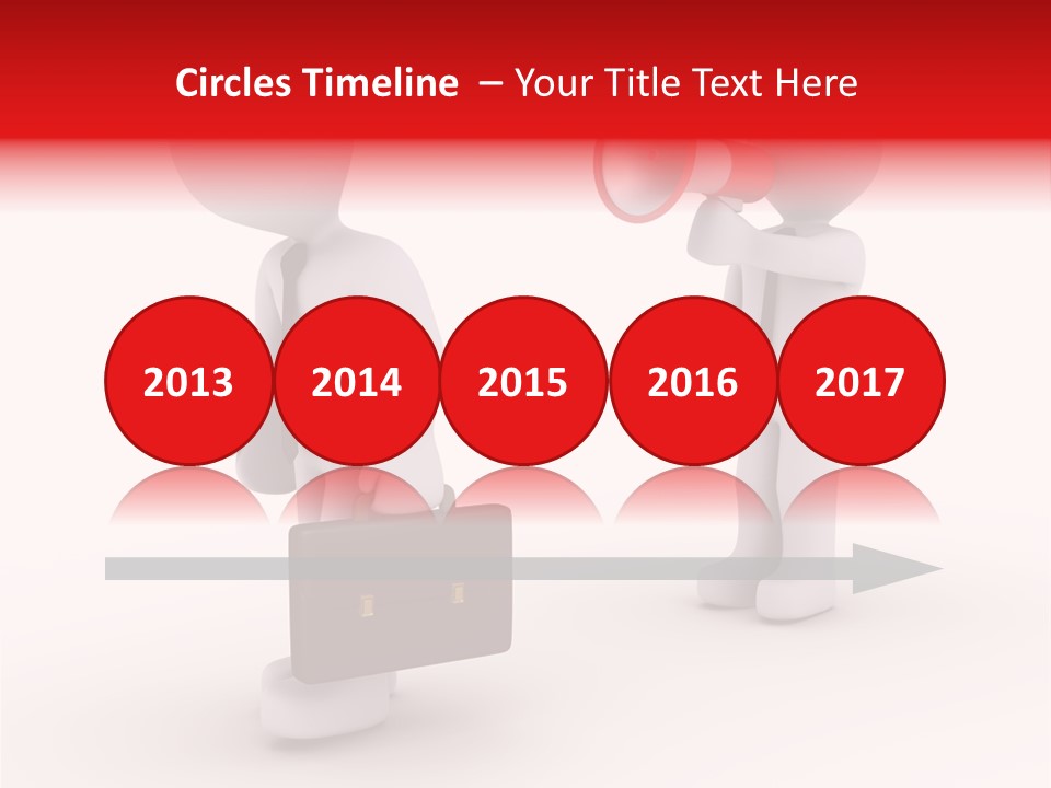 White Dismiss Tie PowerPoint Template