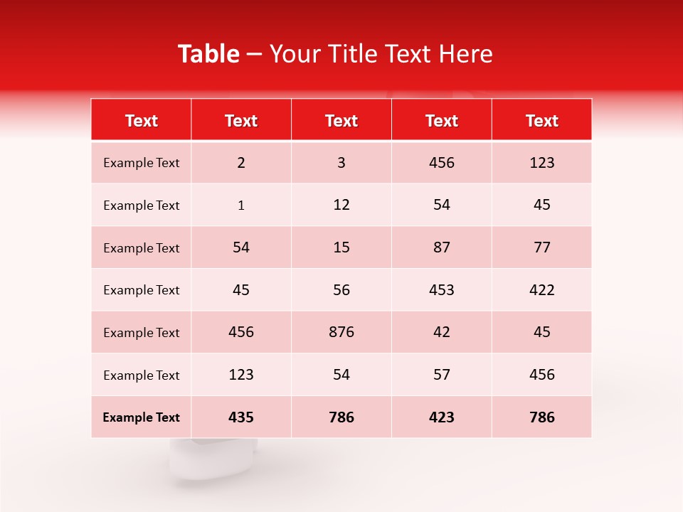 White Dismiss Tie PowerPoint Template