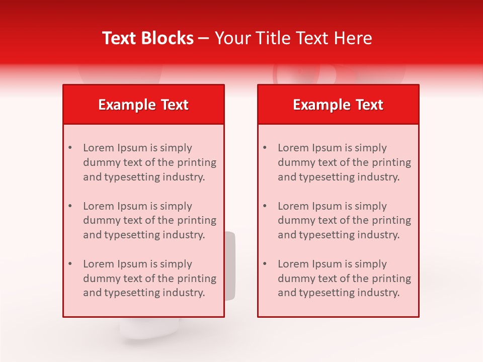White Dismiss Tie PowerPoint Template