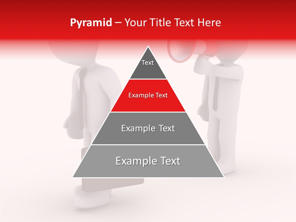 White Dismiss Tie PowerPoint Template