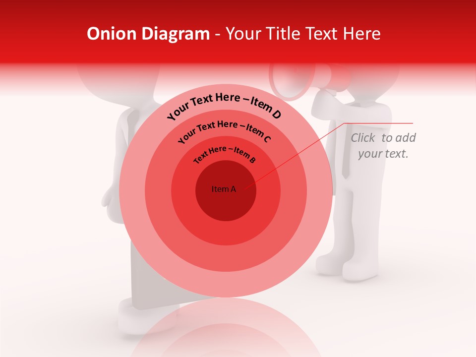 White Dismiss Tie PowerPoint Template