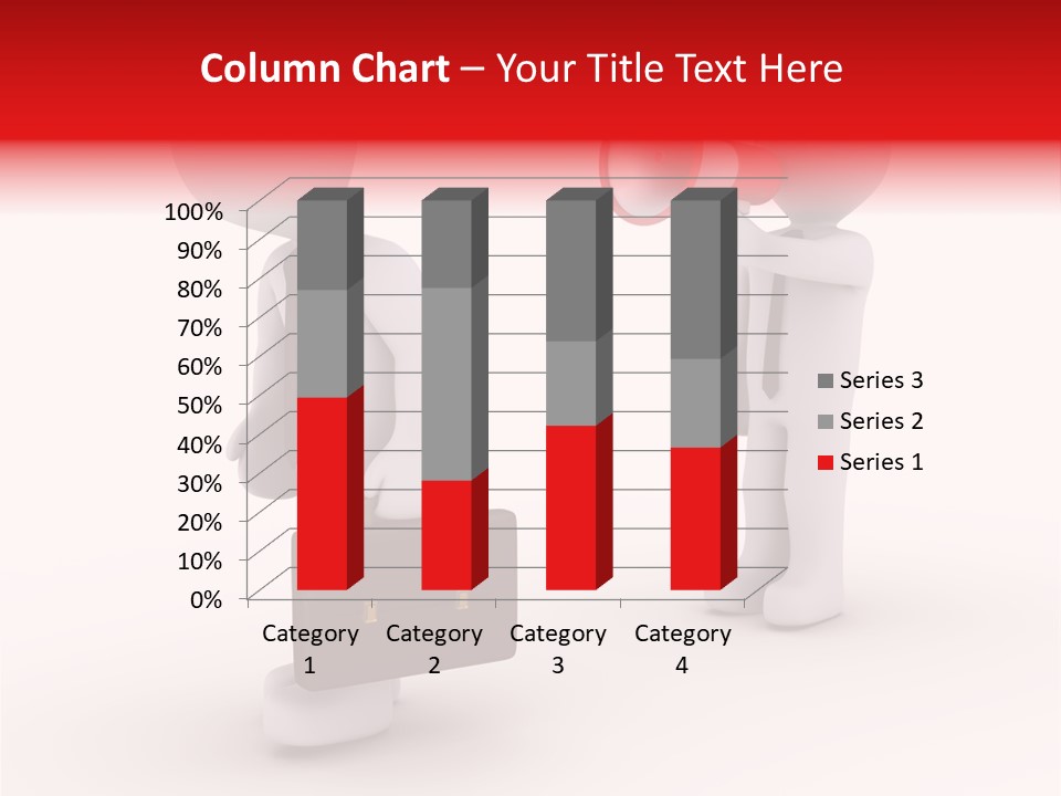 White Dismiss Tie PowerPoint Template