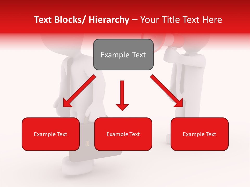 White Dismiss Tie PowerPoint Template