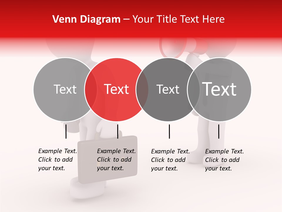 White Dismiss Tie PowerPoint Template