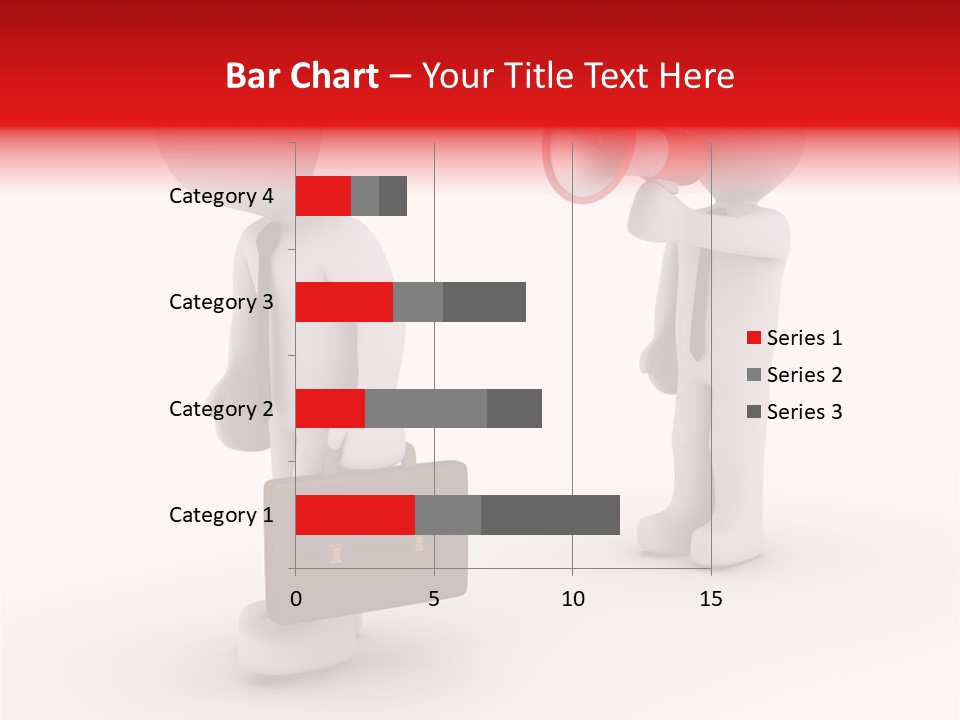 White Dismiss Tie PowerPoint Template