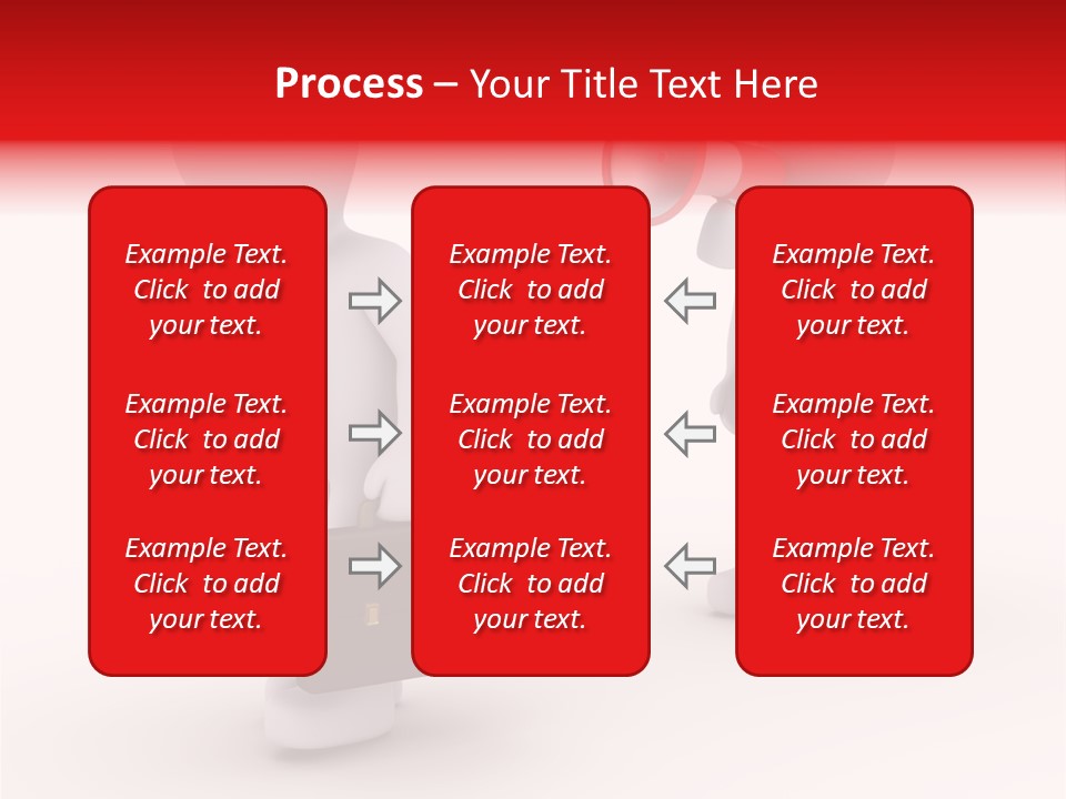 White Dismiss Tie PowerPoint Template