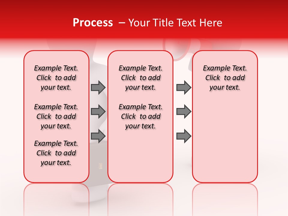 White Dismiss Tie PowerPoint Template