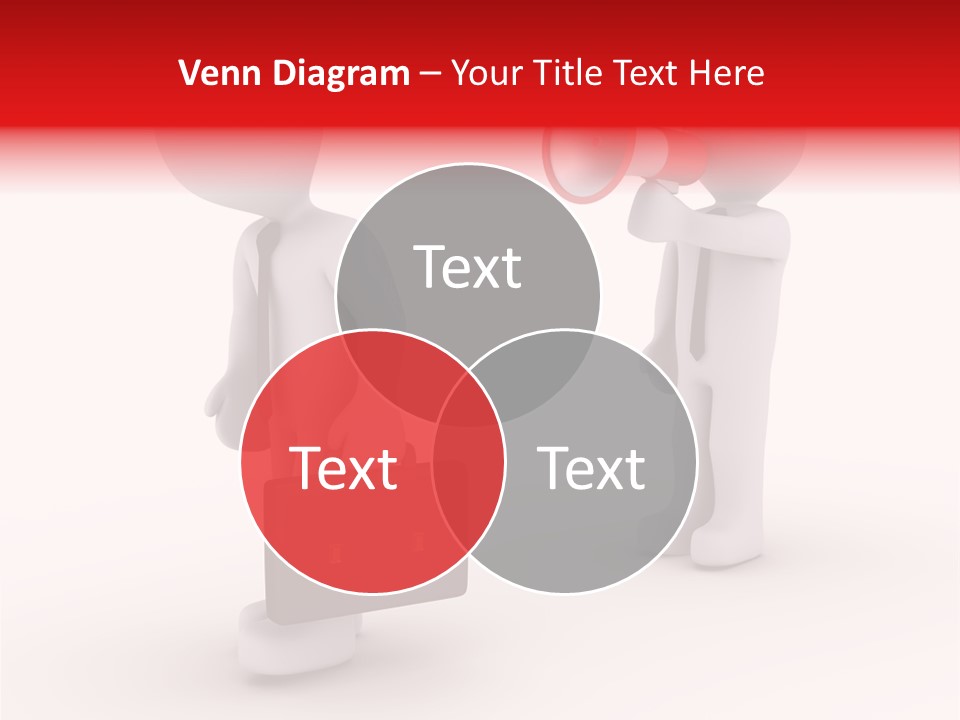 White Dismiss Tie PowerPoint Template