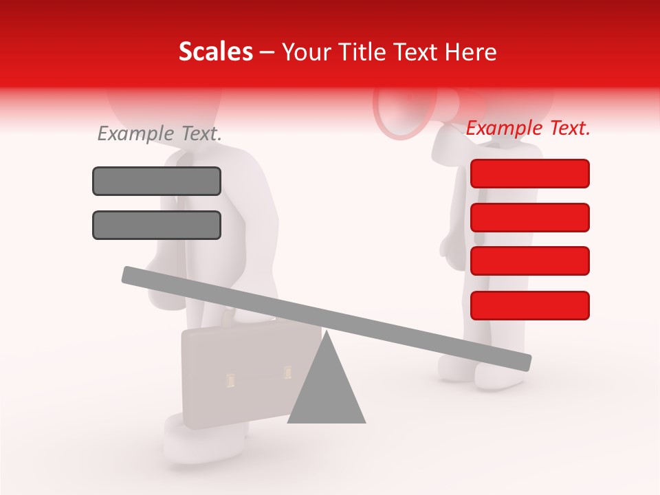 White Dismiss Tie PowerPoint Template