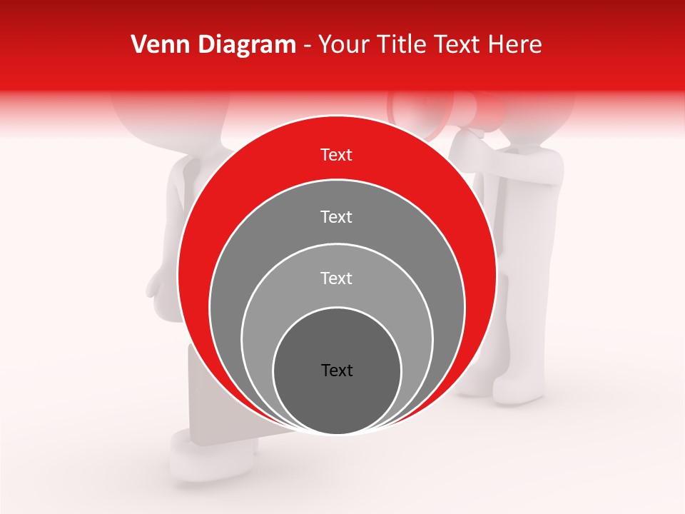 White Dismiss Tie PowerPoint Template