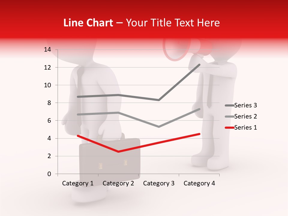 White Dismiss Tie PowerPoint Template