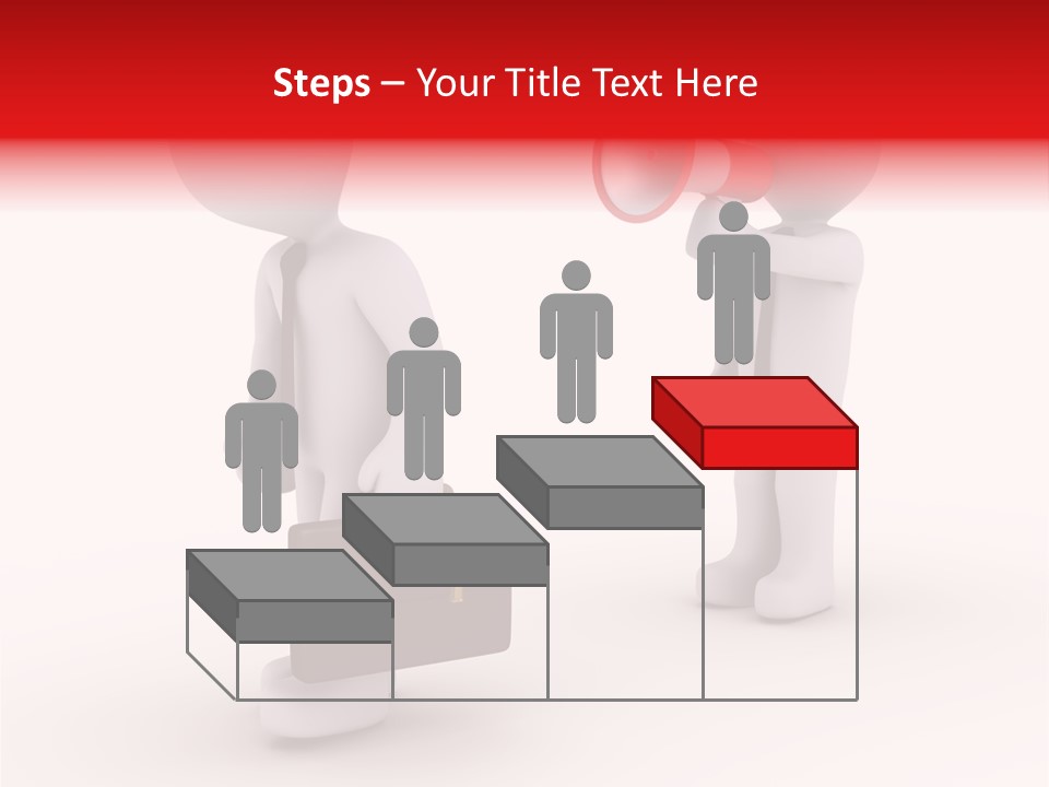 White Dismiss Tie PowerPoint Template