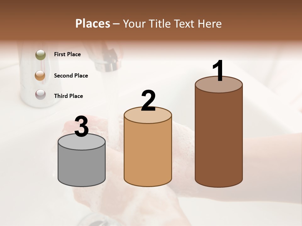 Hand Chrome Cleanliness PowerPoint Template
