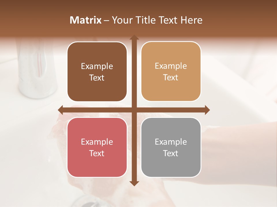Hand Chrome Cleanliness PowerPoint Template