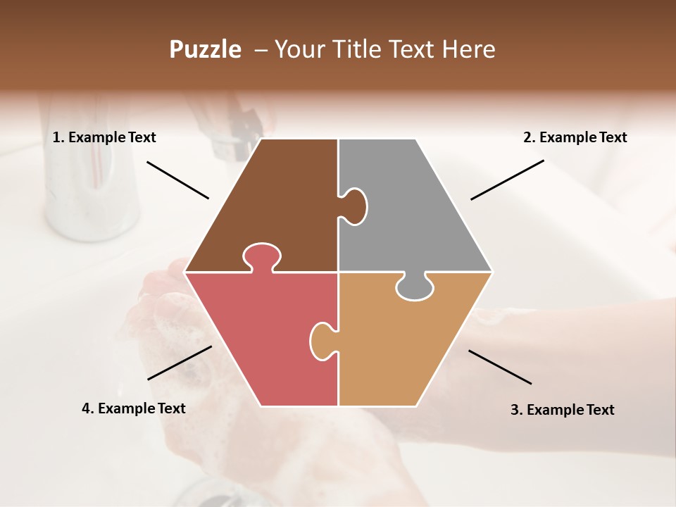 Hand Chrome Cleanliness PowerPoint Template