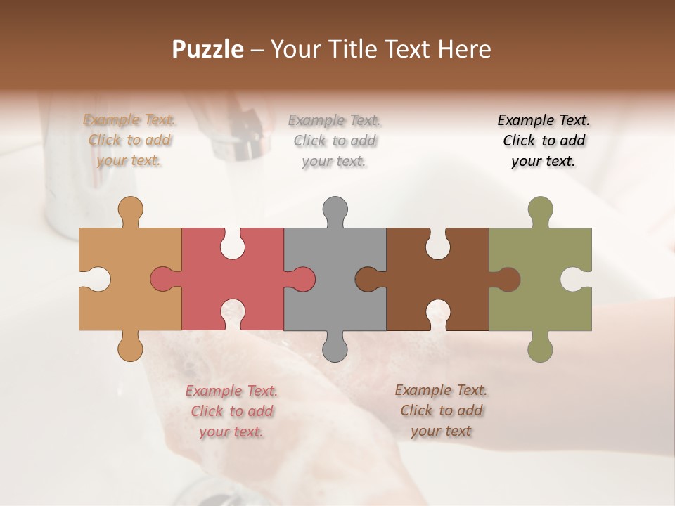 Hand Chrome Cleanliness PowerPoint Template