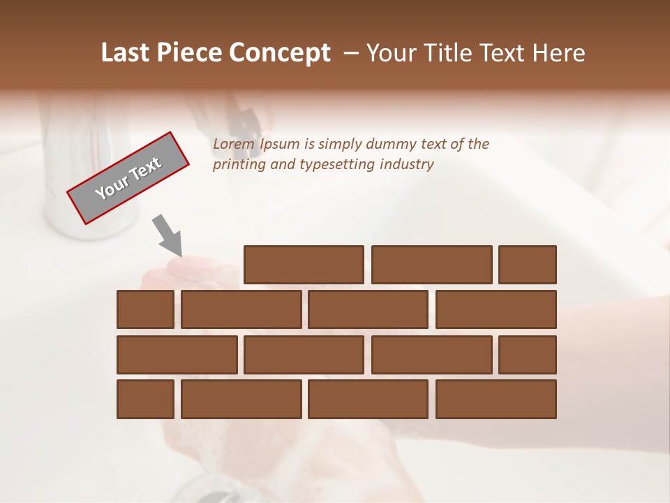 Hand Chrome Cleanliness PowerPoint Template