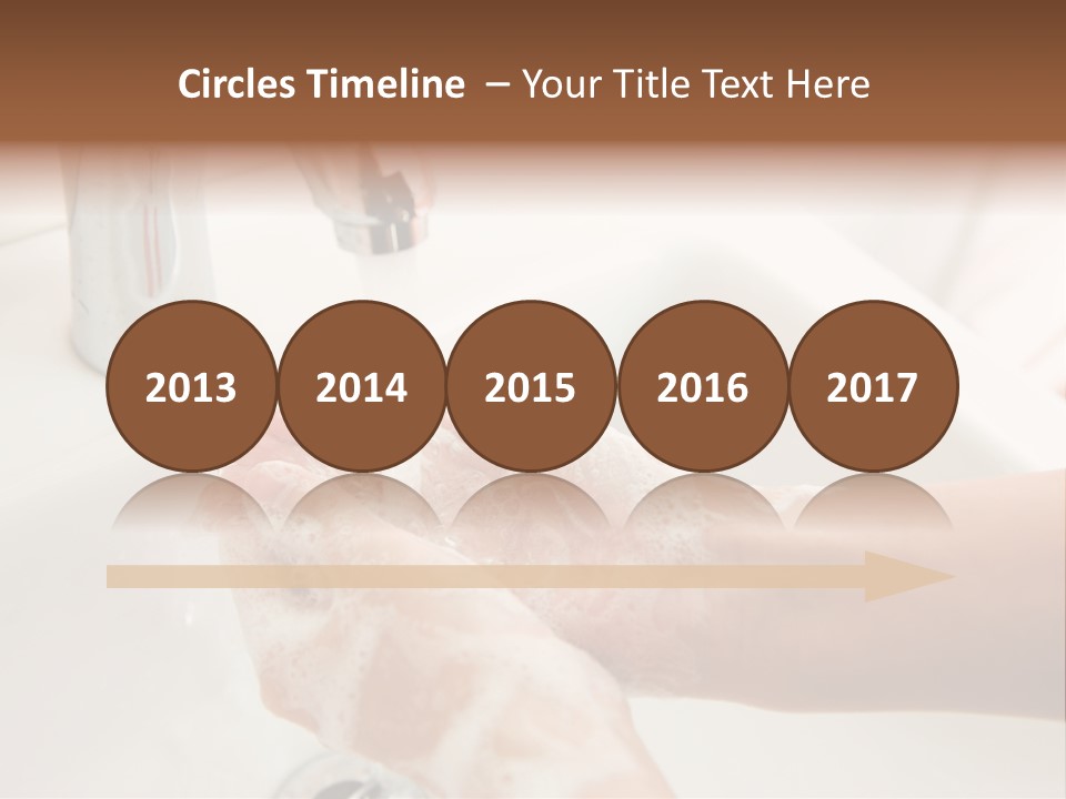 Hand Chrome Cleanliness PowerPoint Template