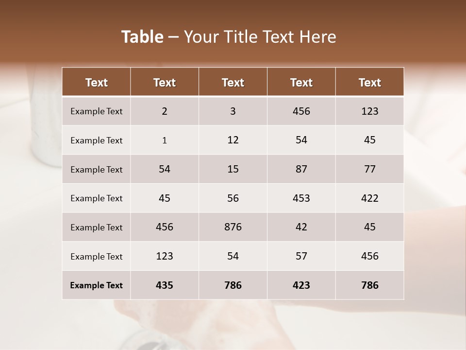 Hand Chrome Cleanliness PowerPoint Template