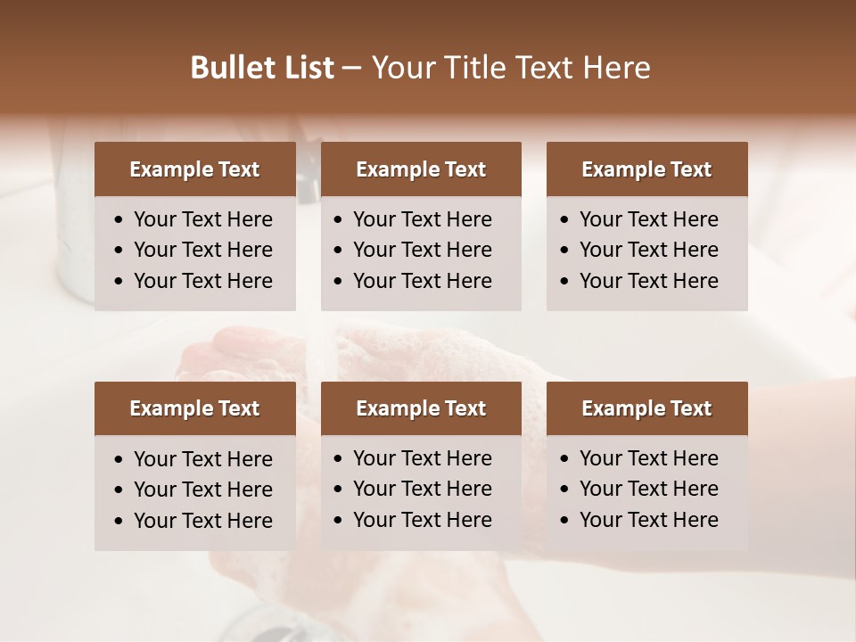 Hand Chrome Cleanliness PowerPoint Template