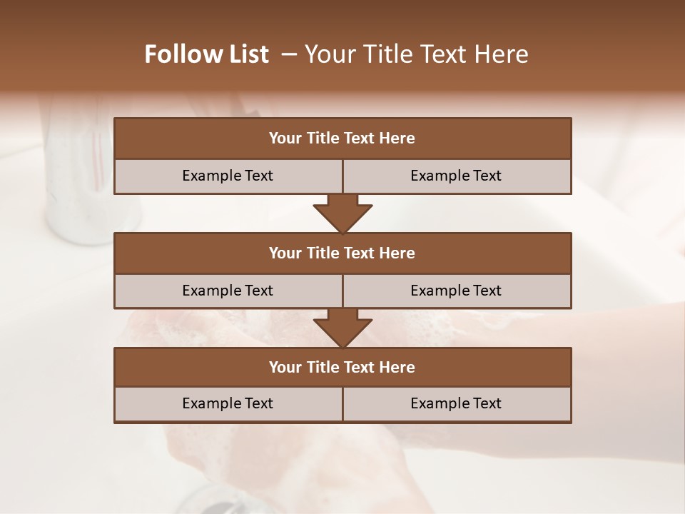 Hand Chrome Cleanliness PowerPoint Template