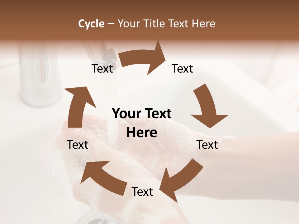 Hand Chrome Cleanliness PowerPoint Template
