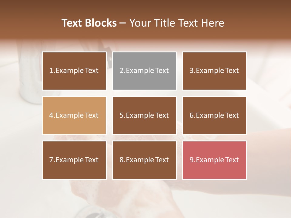 Hand Chrome Cleanliness PowerPoint Template