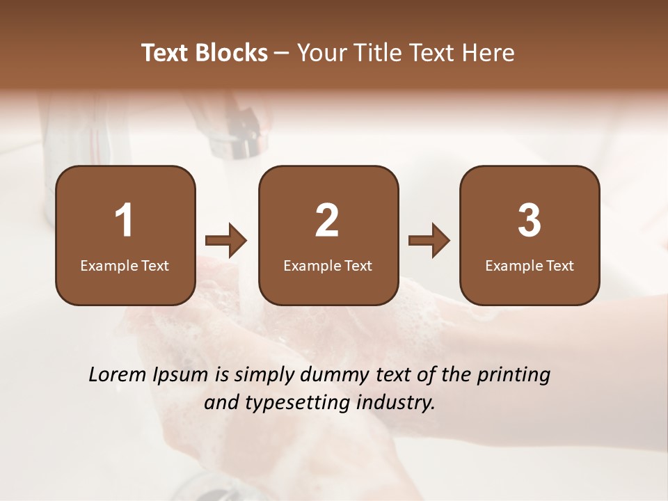 Hand Chrome Cleanliness PowerPoint Template