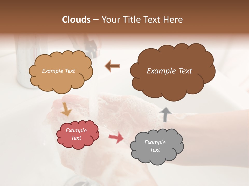 Hand Chrome Cleanliness PowerPoint Template
