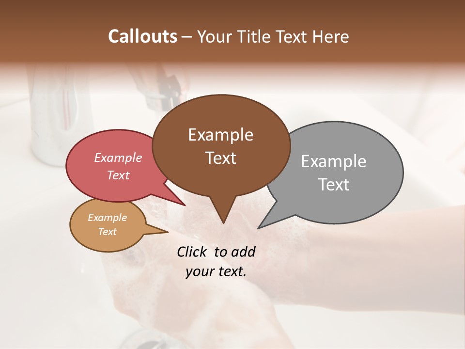 Hand Chrome Cleanliness PowerPoint Template