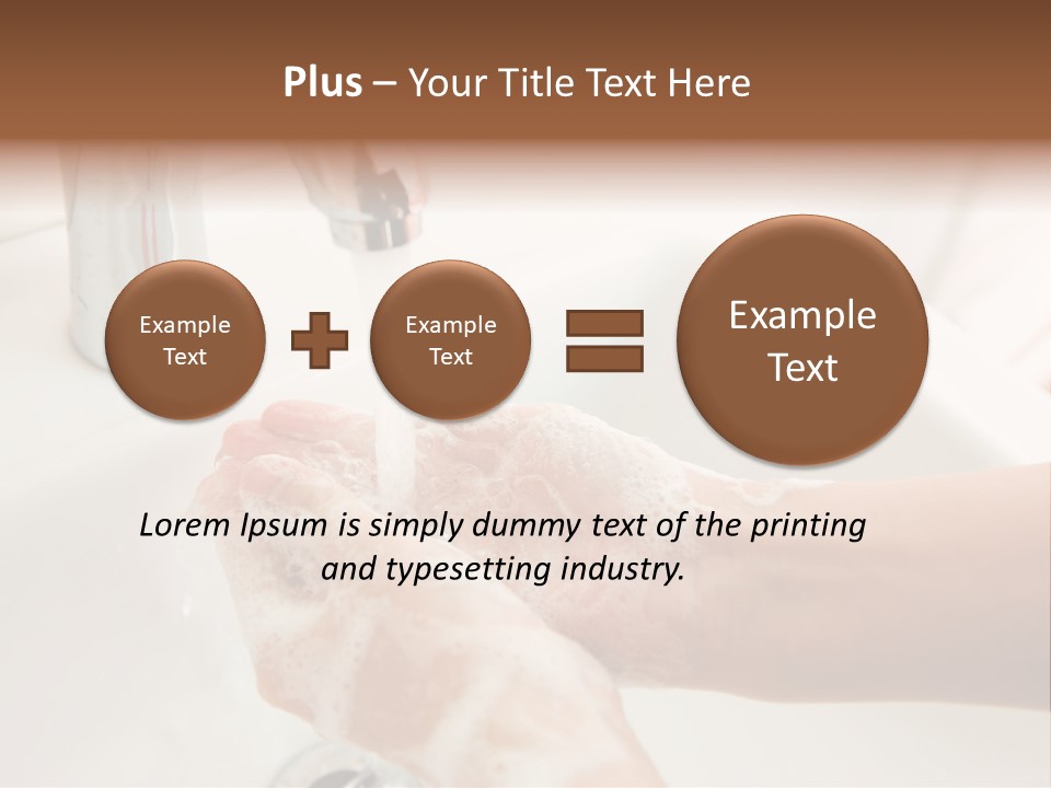 Hand Chrome Cleanliness PowerPoint Template