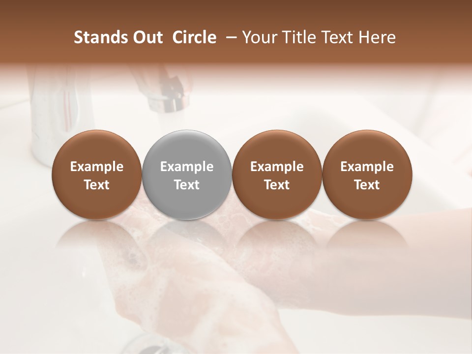 Hand Chrome Cleanliness PowerPoint Template