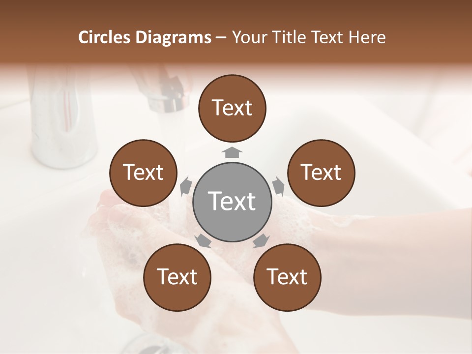 Hand Chrome Cleanliness PowerPoint Template