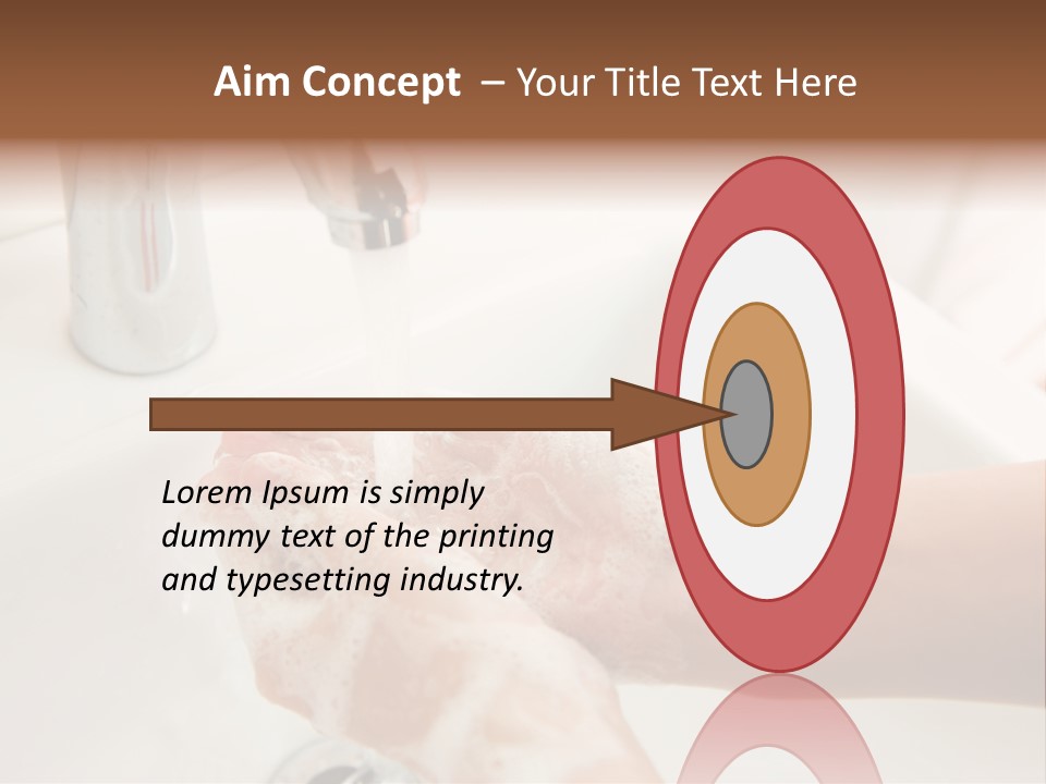 Hand Chrome Cleanliness PowerPoint Template